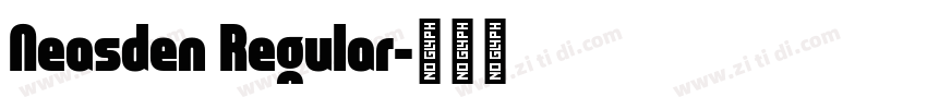 Neasden Regular字体转换